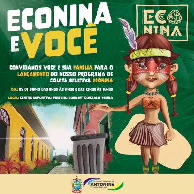 Prefeitura de Antonina convida a população a participar do lançamento do Programa Econina
