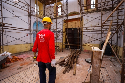 Obras de restauração da Igreja de São Benedito atingem 40% de execução em Antonina