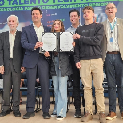 Aluno antoninense participa do lançamento do Projeto Talento Tech na capital do estado