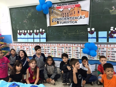 Projeto Turismo nas Escolas trabalha Pesca Esportiva, na Escola Municipal Maria Rosa Martins Cecyn