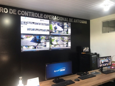 Antonina mais segura, Prefeitura inaugura sala de videomonitoramento