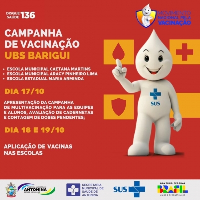 Campanha de Vacinação na U B S do Barigui 