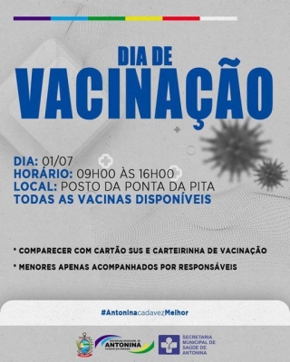 Dia de Vacinação na U B S da Ponta da Pita 