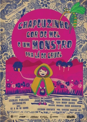 Espetáculo “Chapeuzinho Cor de Mel e um Monstro Pra Lá de Cruel” integra programação da Semana do Meio Ambiente 