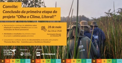 Prefeitura de Antonina convida a todos para a conclusão da primeira etapa do projeto “Olha o Clima, Litoral”