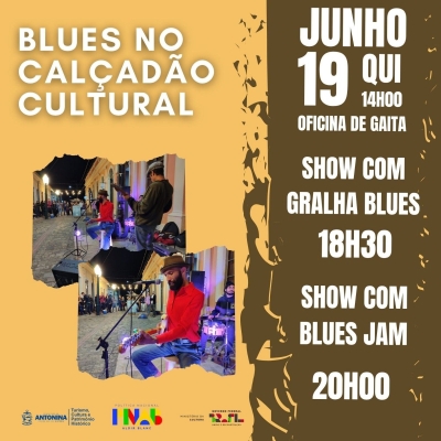 Blues no Calçadão Cultural!