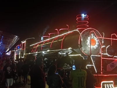 O Natal está no ar, nos trilhos e em toda a cidade