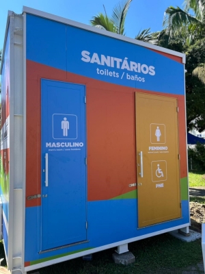 Prefeitura de Antonina reforça infraestrutura turística com novo banheiro público no Centro da cidade