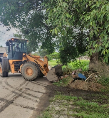Limpeza por toda a cidade 