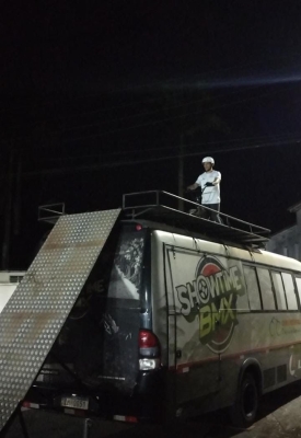 Antonina viveu adrenalina com o Showtime BMX 