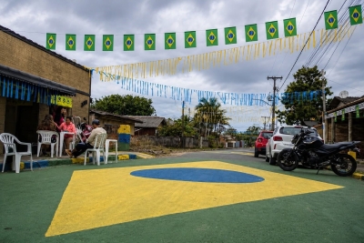 Antonina entra no clima da Copa com ruas decoradas e união da comunidade