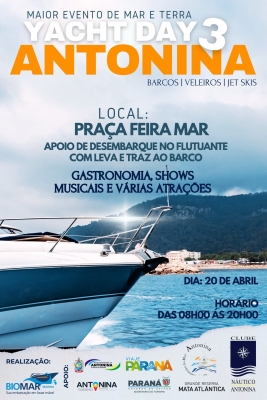 Antonina recebe mais uma vez o Yacht Day o maior evento mar e terra