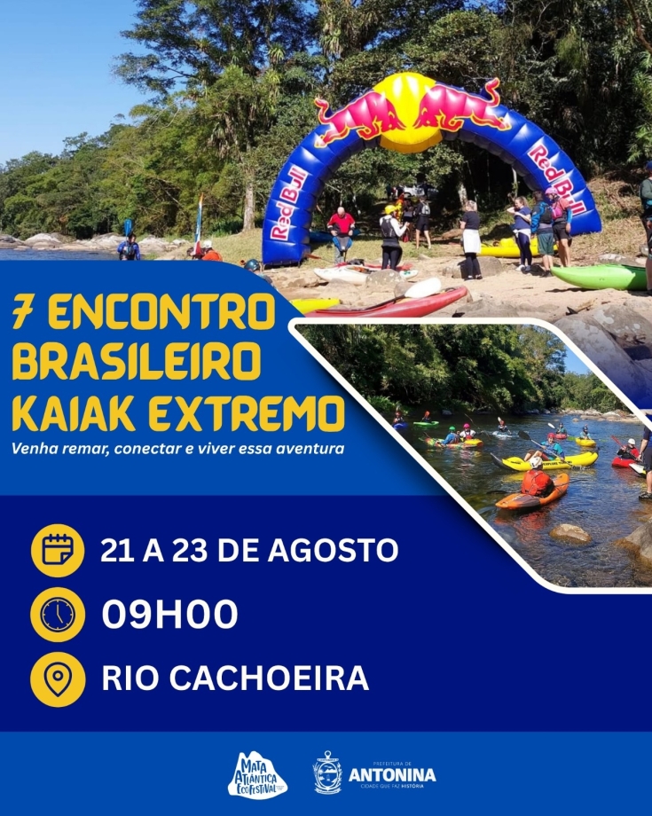 7ª edição do Encontro Brasileiro de Kayak Extremo em Antonina