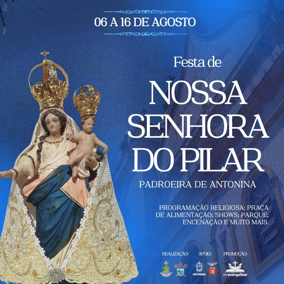 Antonina vive a tradição e a fé na Festa de Nossa Senhora do Pilar!