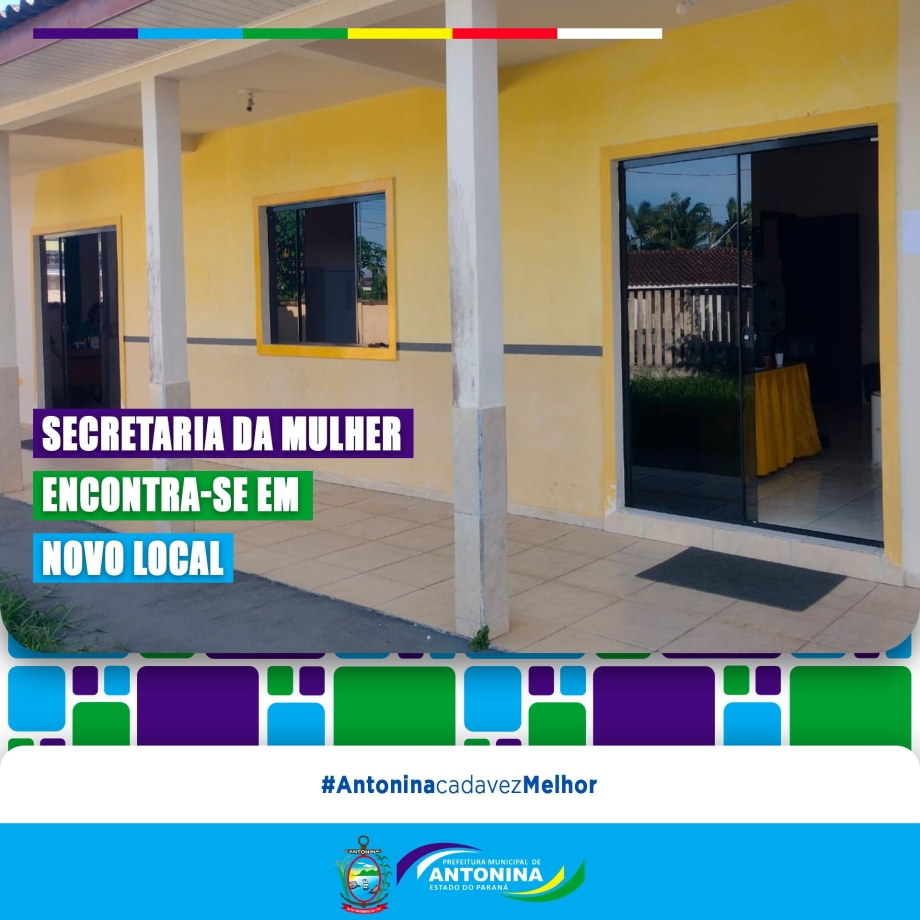 Secretaria da mulher encontra-se em novo endereço